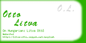 otto litva business card